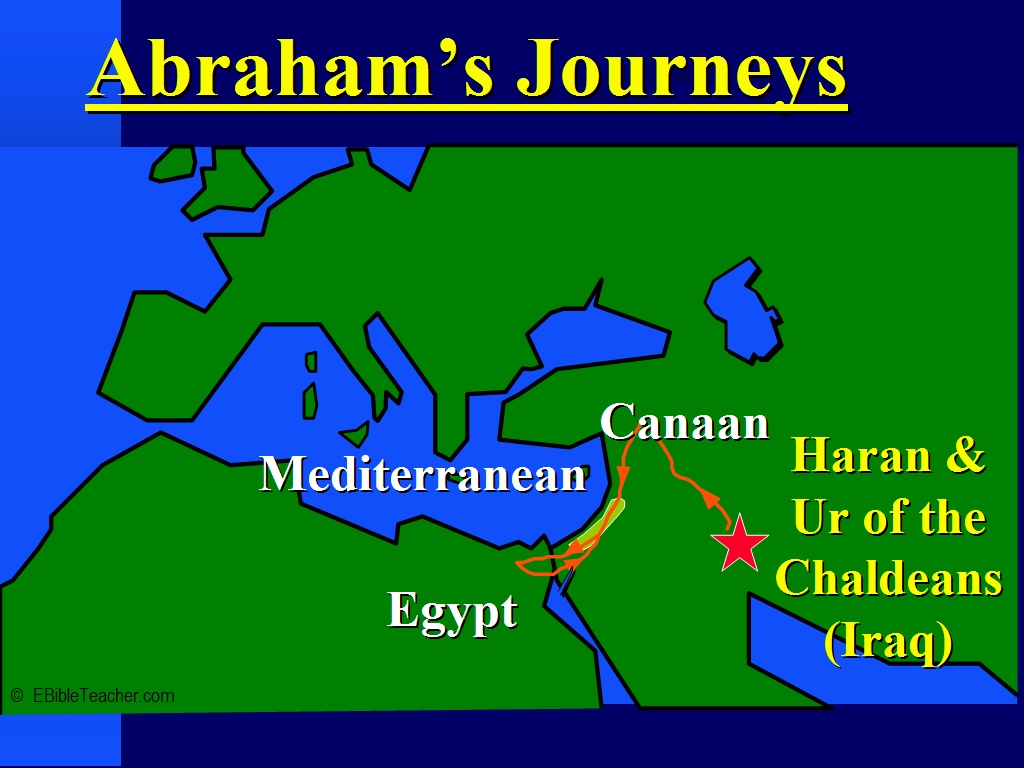 abraham's spiritual journey was from